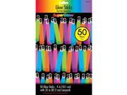 Multicolored Glow Stick Necklaces 50 Count