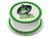 NFL Seattle Seahawks Richard Sherman 7.5 Round Edible Cake Topper Each