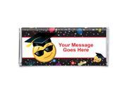 Emoji Graduation Personalized Candy Bar Wrapper Each