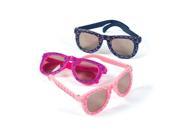 Nautical Pink Sunglasses 12 Count