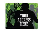 Lacrosse Personalized Address Labels Sheet of 15