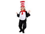 Dr. Seuss Cat In The Hat Costume Child Toddler Toddler 2-4T