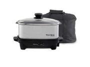 West Bend 84915 Oblong Slow Cooker 210 W 1.25 gal Chrome