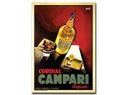 Cordial Campari Liquor Gallery Wrapped 18x24 Canvas Art
