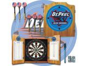 DePaul University Dart Cabinet with Darts and Board