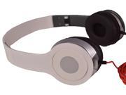 White DJ Style Stereo Over Ear Headphones with Quality Sound for 3.5mm Jack