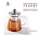 KinyoSuperior Glass Infuser Teapot 500ml 17oz