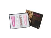 Heiress by Paris Hilton for Women 4 Pc Gift Set 3.4oz EDP Spray 0.34oz EDP Spray 3oz Body Lotion 3oz Bath Shower Gel