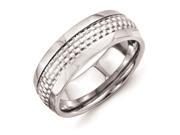 Titanium & Grey Carbon Fiber 8mm Polished Band Titanium & Grey Carbon Fiber 8mm Polished Band