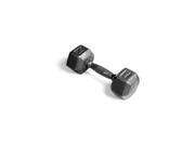 Pro Hex Dumbbell with Cast Ergo Handle Grey 15 lb