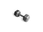 Pro Hex Dumbbell with Cast Ergo Handle Grey 40 lb