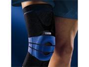 Bauerfeind GenuTrain Knee Support Loose Circumference in Inches 153 4 17 5 above knee 193 4 207 8 Color Titanium