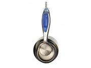 Blue Grip Stainless Steel Measuring Cups Set of 5