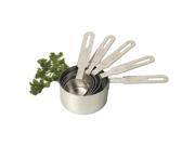 R.S.V.P International Inc. Stainless Steel Measuring Cups 5 Pieces