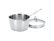 Cuisinart Chef s Classic Stainless Cook and Pour Saucepan with Cover 3 Quart