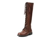 Womens Karina Knee High Lace Up Boots