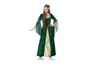 Womens Green Renaissance Lady Costume
