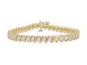 4 Carat Diamonds S Tennis Bracelet in 14K White Gold