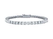 Platinum Diamond Tennis Bracelet 4 CT TDW 10th Wedding Anniversary Jewelry