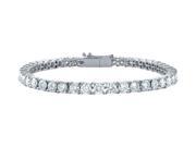 5 Carat Platinum Diamond Tennis Bracelet For Women