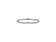 Three Carat Diamonds Tennis Bracelet in 18K White Gold