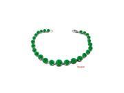 Stunning Emerald Bracelet 14K White Gold 15.00 CT TGW