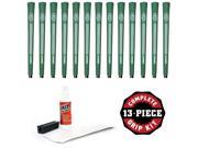 Avon Chamois Jumbo Green 13 piece Golf Grip Kit with tape solvent vise clamp