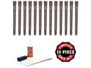 Avon Chamois Jumbo Brown 13 piece Golf Grip Kit with tape solvent vise clamp