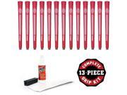 Avon Chamois Red 13 piece Golf Grip Kit with tape solvent vise clamp