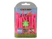 Champ Zarma FLYTee 2.75 Neon Pink Golf Tees 30 pack