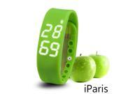 iParis Kids Green Smart Watch Bracelet Fitness Tracker