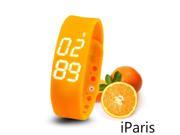 iParis Kids Orange Smart Watch Bracelet Fitness Tracker