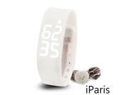 iParis Kids White Smart Watch Bracelet Fitness Tracker
