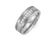 3 4 Carat Cubic Zirconia Tungsten Ring For Unisex