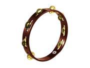 Meinl TA1B AB Wood Tambourine One Row Brass Jingles