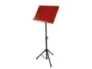 On Stage Conductor Stand with Wood Bookplate SM7311W