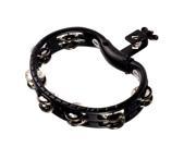 Meinl TMT2BK Drum Set Tambourine with Mount Black