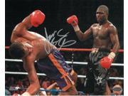 James Lights Out Toney signed Boxing 16X20 Knockout Photo vs Prince Charles Williams
