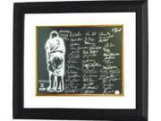 Tony Kubek signed New York Yankees 16x20 Photo Custom Framed Babe Ruth with 48 signatures