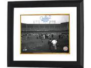 Carl Erskine signed Brooklyn Dodgers 8x10 Vintage B W Photo Custom Framed No Hit Giants 5 12 56