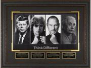 John F. Kennedy unsigned Think Different 25x34 4 Photo Engraved Signature Series Leather Framed JFK entertainment