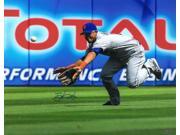 Juan Lagares signed New York Mets 16x20 Photo diving catch