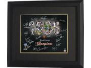 Howard Johnson signed New York Mets 16x20 Photo Custom Framed black 1986 World Series Champions 21 signatures
