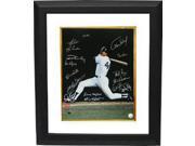 Ron Guidry signed New York Yankees 1977 World Series Champs 16x20 Photo Custom Framed Reggie Jackson Swing w 16 sigs