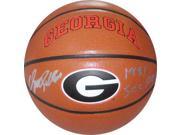 Dominique Wilkins signed Georgia Bulldogs Brown Logo Basketball 1981 SEC POY photo