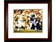 John Mackey signed Baltimore Colts 8x10 Photo Custom Framed HOF 1992 horizontal vs Patriots