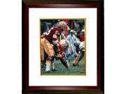 Chris Hanburger signed Washington Redskins 8x10 Photo Custom Framed 55 maroon jersey