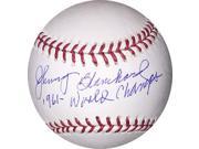 Johnny Blanchard signed Official Major League Baseball 1961 World Champs New York Yankees deceased