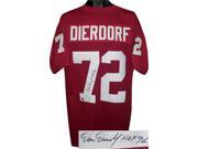 Dan Dierdorf signed Red TB Custom Stitched Pro Style Football Jersey HOF 96 XL