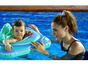 Floaties Swim Seat Green Lines Neutral Colour Small